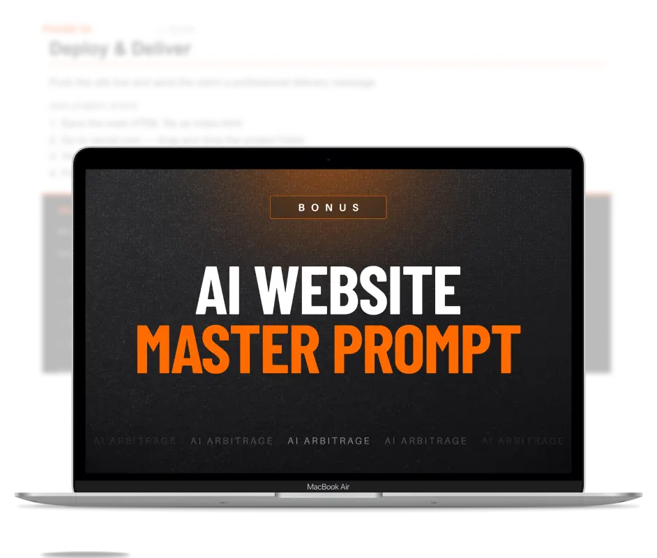 AI Website Master Prompt