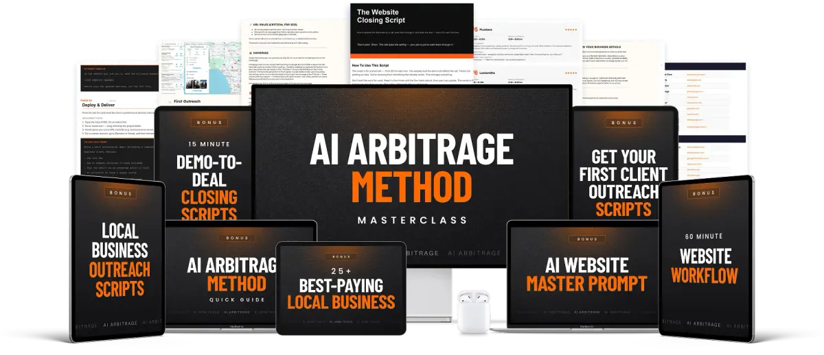 AI Arbitrage Method — Masterclass + 9 Bonuses
